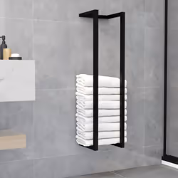 Questo portasciugamani sarà un'aggiunta pratica e decorativa al vostro bagno. Questo portasciugamani è realizzato in ferro ro ...