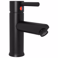vidaXL Rubinetto per Lavabo del Bagno Nero 130x176 mm - Vista aggiuntiva 3