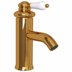vidaXL Rubinetto per Lavabo del Bagno Oro 130x180 mm - Vista aggiuntiva 3