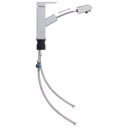 vidaXL Rubinetto Lavabo da Bagno Estraibile Finitura Cromo 157x172 mm - Vista aggiuntiva 2
