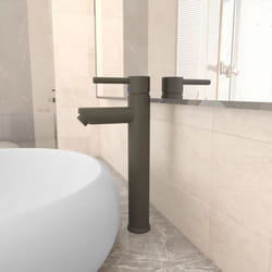 Vidaxl - Rubinetto Miscelatore da Bagno 12x30 cm design elegante vari colori disponibili colore: Grigio
