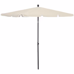 Create una zona d'ombra ovunque desideriate grazie a questo ombrellone da giardino. La fodera di questo parasole da patio è s ...
