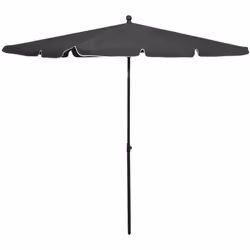 Create una zona d'ombra ovunque desideriate grazie a questo ombrellone da giardino. La fodera di questo parasole da patio è s ...