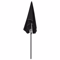 VidaXL 315557 ombrellone da cortile Nero - Vista aggiuntiva 3