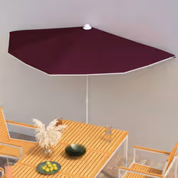 VidaXL 315563 ombrellone da cortile Bordeaux - Vista aggiuntiva 2