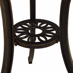 VidaXL 315579 tavolo da esterno Bronzo - Vista aggiuntiva 5
