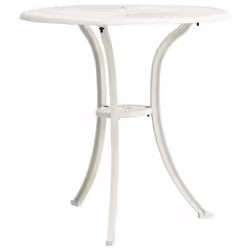 VidaXL 315581 tavolo da esterno Bianco - Vista aggiuntiva 2
