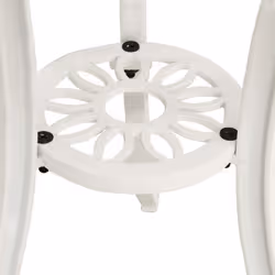 VidaXL 315581 tavolo da esterno Bianco - Vista aggiuntiva 5