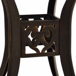 VidaXL 315582 tavolo da esterno Bronzo - Vista aggiuntiva 4