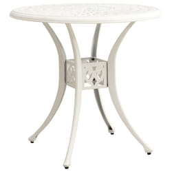 VidaXL 315584 tavolo da esterno Bianco