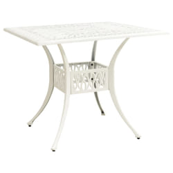 VidaXL 315590 tavolo da esterno Bianco