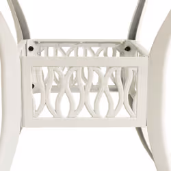 VidaXL 315590 tavolo da esterno Bianco - Vista aggiuntiva 4
