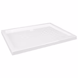 vidaXL Piatto Doccia con Superficie Puntinata Bianco 90x70x4 cm in ABS - Vista aggiuntiva 2