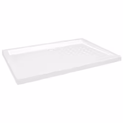 vidaXL Piatto Doccia con Superficie Puntinata Bianco 70x100x4cm in ABS - Vista aggiuntiva 2