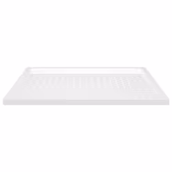 vidaXL Piatto Doccia con Superficie Puntinata Bianco 80x120x4cm ABS - Vista aggiuntiva 3