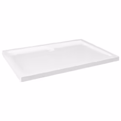 vidaXL Piatto Doccia in ABS Rettangolare Bianco 70x100 cm - Vista aggiuntiva 2