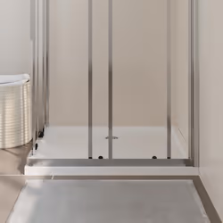 vidaXL Piatto Doccia in ABS Rettangolare Bianco 80x90 cm - Vista aggiuntiva 3