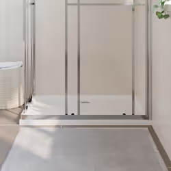 vidaXL Piatto Doccia in ABS Rettangolare Bianco 80x110 cm - Vista aggiuntiva 3