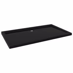 vidaXL Piatto Doccia in ABS Rettangolare Nero 70x120 cm - Vista aggiuntiva 2