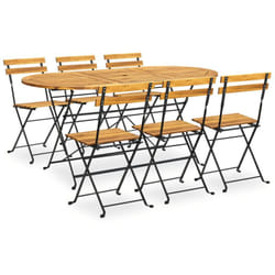 Vidaxl - Set da Pranzo da Giardino 7 pz in Legno Massello di Acacia