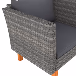 VidaXL 315755 panca da esterno Malacca, Legno - Vista aggiuntiva 5