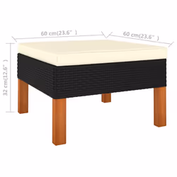 VidaXL 315761 panca da esterno Malacca, Legno - Vista aggiuntiva 4