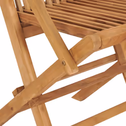VidaXL 315444 sedia da esterno Terrazzo Teak - Vista aggiuntiva 8