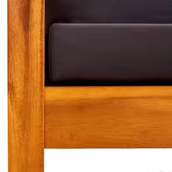 VidaXL 3058009 panca da esterno Legno di acacia, Tessuto, Poliestere - Vista aggiuntiva 4