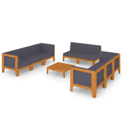 VidaXL 3058121 set mobili da esterno