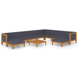 VidaXL 3058129 set mobili da esterno