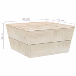 VidaXL 315635 panca da esterno Legno - Vista aggiuntiva 6