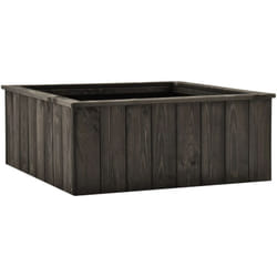Letto Rialzato Giardino Grigio Scuro 74x77x30cm Pino Massello vidaXL95757