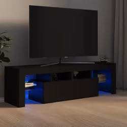 Caratterizzato da un design alla moda ma pratico, questo mobile porta TV con luci a LED diventerà sicuramente un punto focale ...