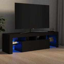 Mobile Porta tv con Luci led, Armadietti per tv Nero140x36,5x40 cm Vidaxl