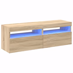 vidaXL Mobili Porta TV con LED 2 pz Rovere Sonoma 60x35x40 cm - Vista aggiuntiva 2