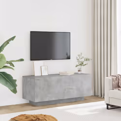 vidaXL Mobile per TV Grigio Cemento 100x35x40 cm Legno Multistrato - Vista aggiuntiva 3