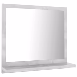vidaXL Specchio da Bagno Grigio Cemento 40x10,5x37cm Legno Multistrato - Vista aggiuntiva 2