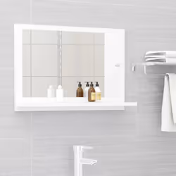 Aggiungete un tocco di bellezza al vostro bagno con questo specchio, che aggiunge uno stile contemporaneo a qualsiasi stanza! ...