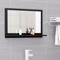 Aggiungete un tocco di bellezza al vostro bagno con questo specchio, che aggiunge uno stile contemporaneo a qualsiasi stanza! ...