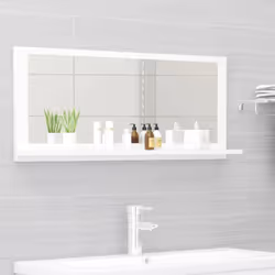 Aggiungete un tocco di bellezza al vostro bagno con questo specchio, che aggiunge uno stile contemporaneo a qualsiasi stanza! ...