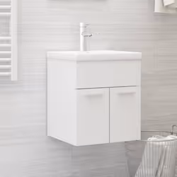 Questo mobile sottolavabo, dotato di ampio spazio di stoccaggio, è un'ottima aggiunta al vostro bagno, dandogli un aspetto or ...