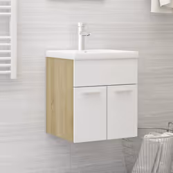 Questo mobile sottolavabo, dotato di ampio spazio di stoccaggio, è un'ottima aggiunta al vostro bagno, dandogli un aspetto or ...