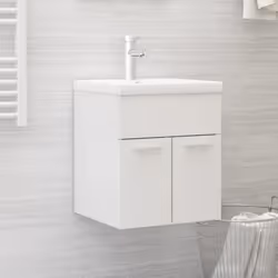 Questo mobile sottolavabo, dotato di ampio spazio di stoccaggio, è un'ottima aggiunta al vostro bagno, dandogli un aspetto or ...