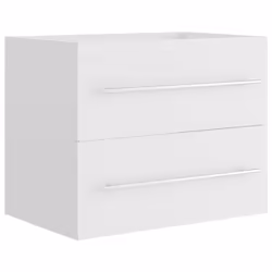 vidaXL Mobile Lavabo Bianco 60x38,5x48 cm in Legno Multistrato - Vista aggiuntiva 2