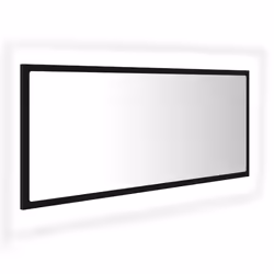 Specchio da Bagno a LED Nero 100x8,5x37 cm in Acrilicocod mxl 130112 - Vista aggiuntiva 2