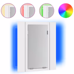 Specchio da Bagno con LED Bianco 40x12x45 cm in Acrilicocod mxl 121074 - Vista aggiuntiva 2
