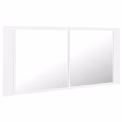 vidaXL Specchio da Bagno con LED Bianco 100x12x45 cm in Acrilico - Vista aggiuntiva 3