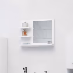 Aggiungete un tocco di bellezza al vostro bagno con questo specchio, che aggiunge uno stile contemporaneo a qualsiasi stanza! ...
