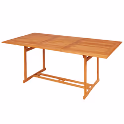 vidaXL Set da Pranzo da Giardino 7 pz in Legno Massello di Teak - Vista aggiuntiva 3
