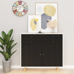 Vidaxl - Pellicole Autoadesive Mobili 2 pz Legno Scuro 500x90 cm in pvc 10307